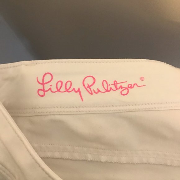 Lilly Pulitzer Worth Skinny White Pants - Picture 5 of 8